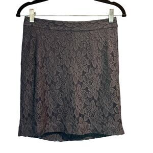 Gap Navy Lace Skirt Size 1 Micro skirt mini skirt date night timeless sexy